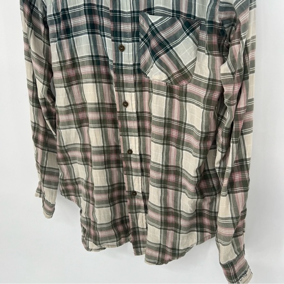 Current‎ Elliott Ombré Fade Plaid button down shirt - Picture 3 of 13